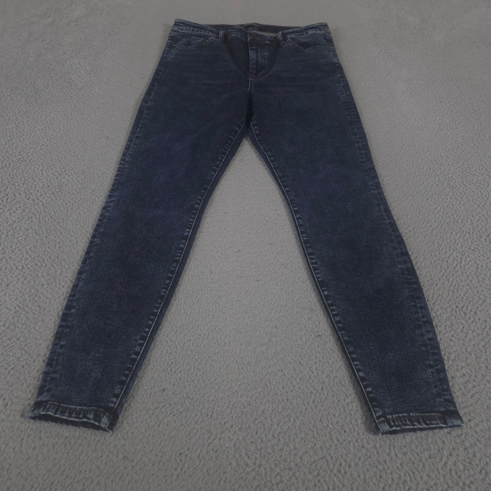 Liverpool Jeans Womens 14 Blue Abby Skinny Eco-Friendly Denim Stretch Dark‎ Wash